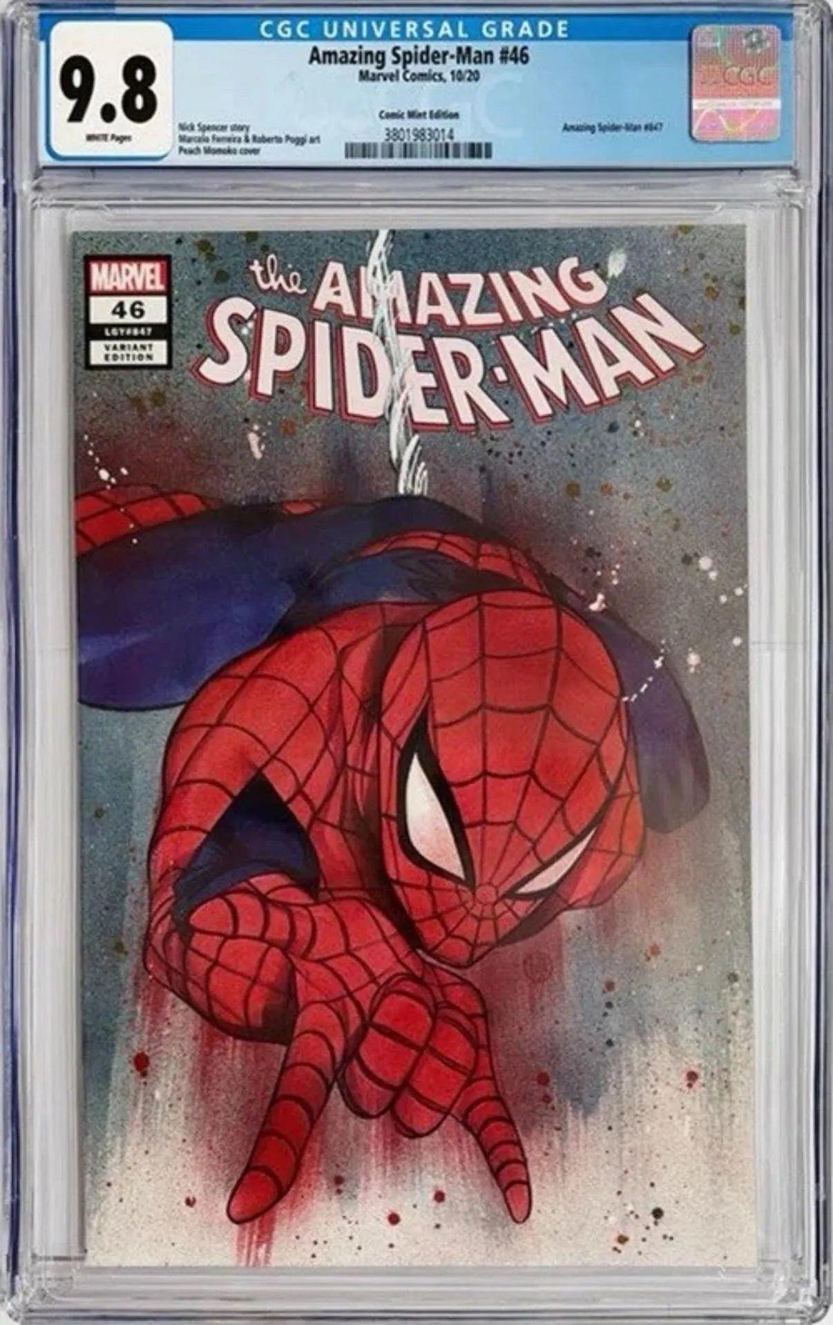 THE AMAZING SPIDER-MAN #46 CGC 9.8 PEACH MOMOKO VARIANT