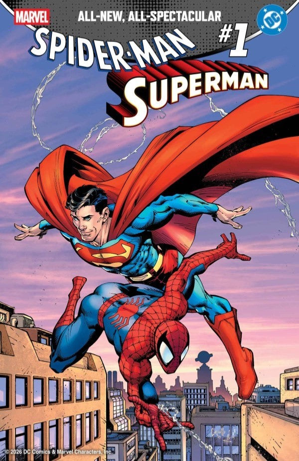 MARVEL/DC: SPIDER-MAN/SUPERMAN #1 GREG CAPULLO VARIANT (PREORDER - 15TH APR) - MARVEL | GOAT COMICS UK
