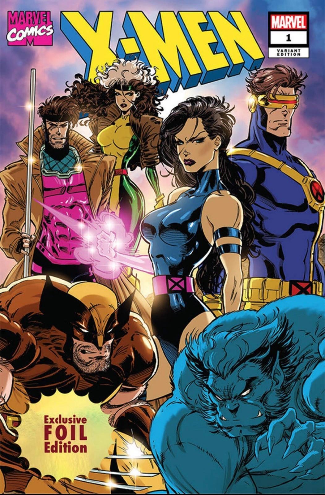 X-MEN #1 1991 FOIL A BLUE TEAM KAARE ANDREWS EXCLUSIVE