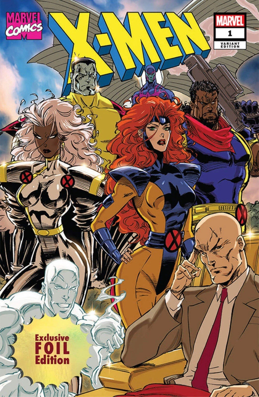X-MEN #1 1991 FOIL GOLD TEAM KAARE ANDREWS MEGACON 2025 EXCLUSIVE