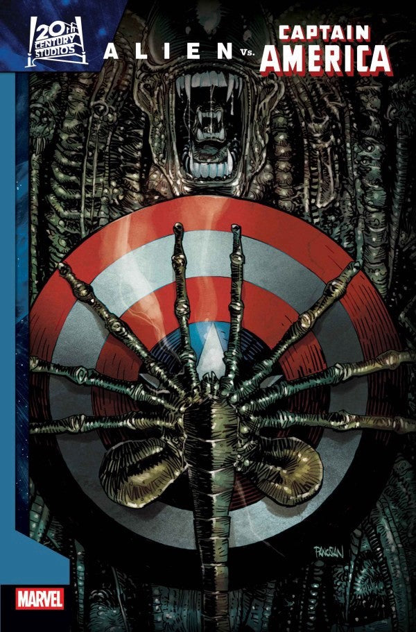 ALIEN VS CAPTAIN AMERICA #1 DAN PANOSIAN FOIL VARIANT (PREORDER - 5TH NOV)