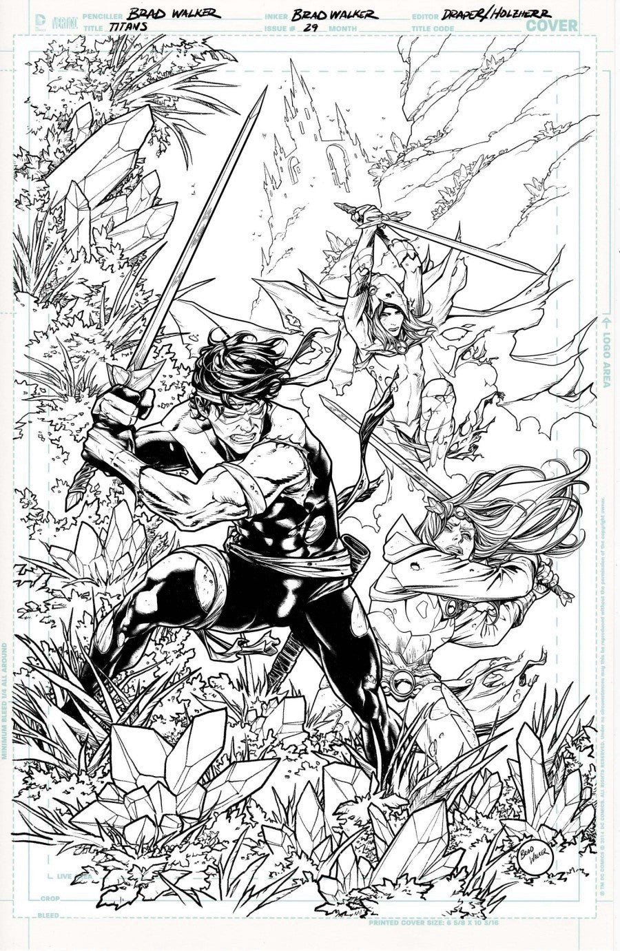 TITANS #29 BRAD WALKER VARIANT (PREORDER - 19TH NOV)