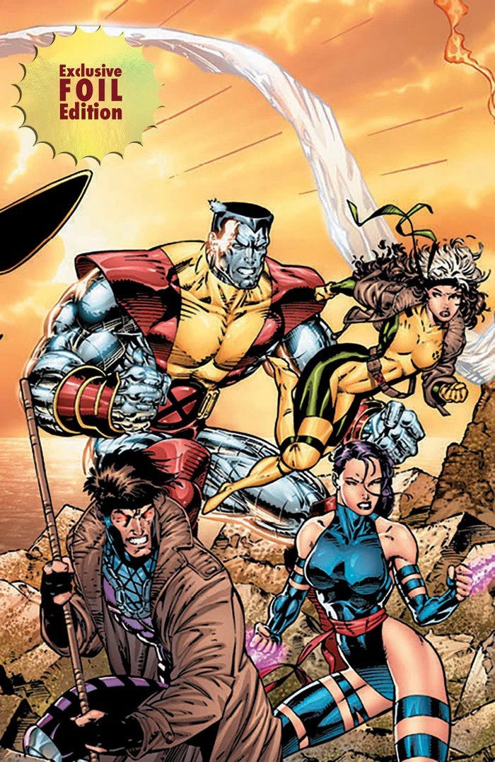 (4 PACK) X-MEN 1991 #1 FOIL FACSIMILE JIM LEE CONNECTING VARIANT