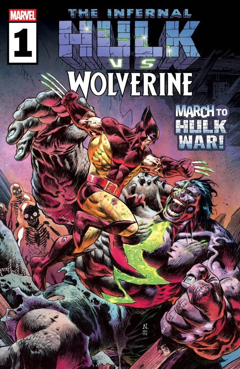 Infernal Hulk vs Wolverine #1 (Preorder - 9th Sept) - GOAT Comics UK