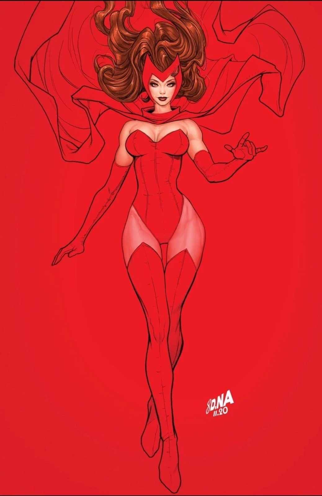 SCARLET WITCH #4 DAVID NAKAYAMA FOIL EXCLUSIVE VARIANT