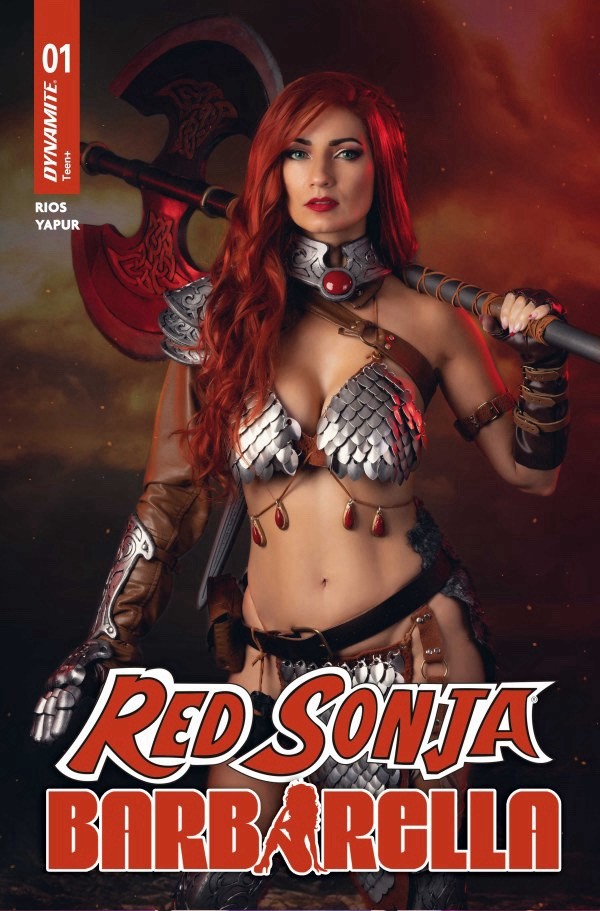 Red Sonja/Barbarella #1 Red Sonja Cosplay Variant (Preorder - 4th Nov)