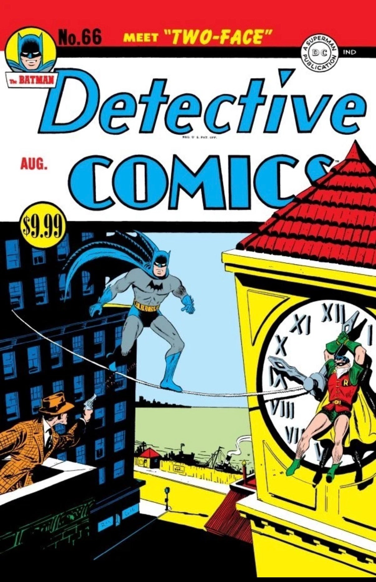 DETECTIVE COMICS #66 FACSIMILE FOIL (1ST APP OF TWO FACE)