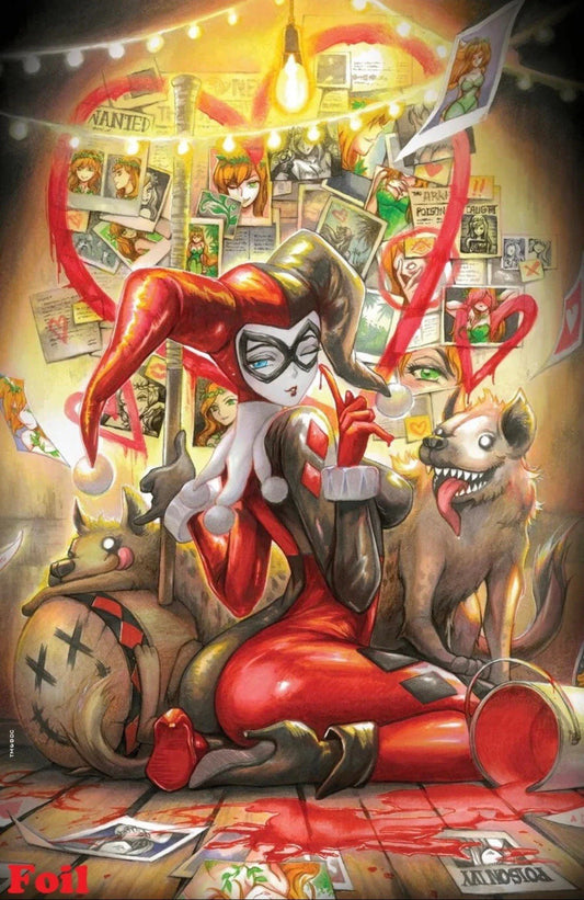 HARLEY QUINN #30 FOIL RACHTA LIN EXCLUSIVE