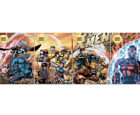(4 PACK) X-MEN 1991 #1 FOIL FACSIMILE JIM LEE CONNECTING VARIANT