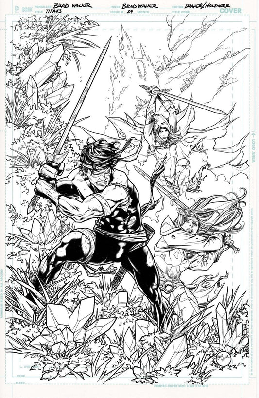 TITANS #29 BRAD WALKER VARIANT (PREORDER - 19TH NOV)