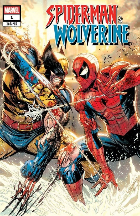 SPIDER-MAN & WOLVERINE #1 TYLER KIRKHAM TRADE DRESS SDCC 2025 VARIANT