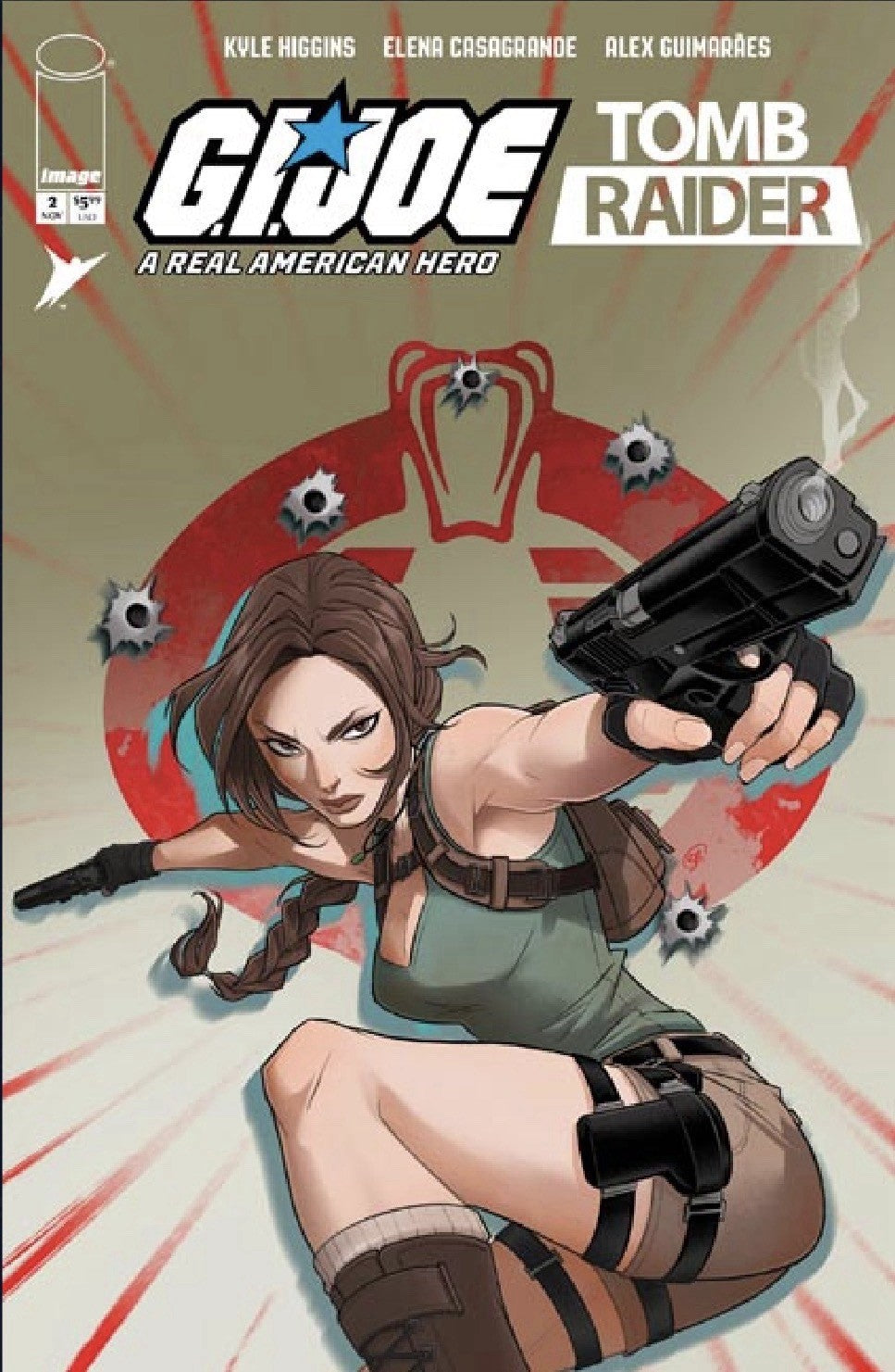 GI Joe: A Real American Hero/Tomb Raider #2 Sweeney Boo Var (Preorder - 4th Nov)