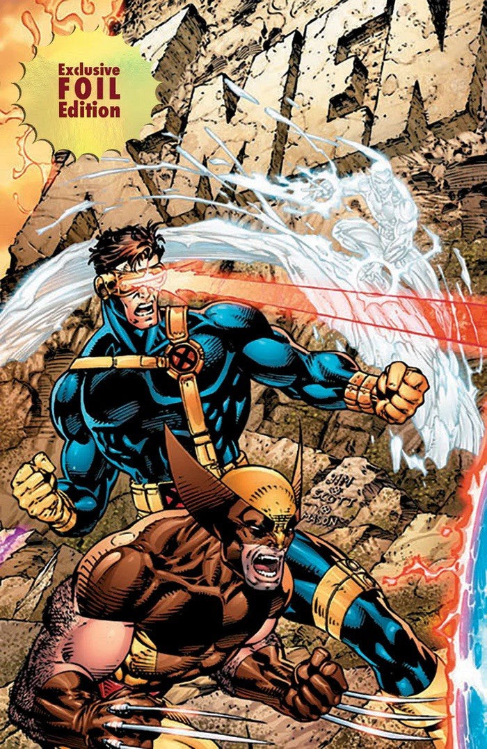 (4 PACK) X-MEN 1991 #1 FOIL FACSIMILE JIM LEE CONNECTING VARIANT