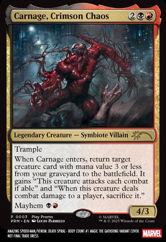 Amazing Spider-Man/Venom: Death Spiral - Body Count #1 Magic: The Gathering Var