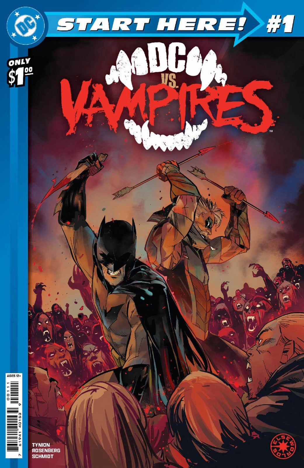 Dc Start Here: DC vs Vampires #1 (Preorder - 7th Oct) - GOAT Comics UK