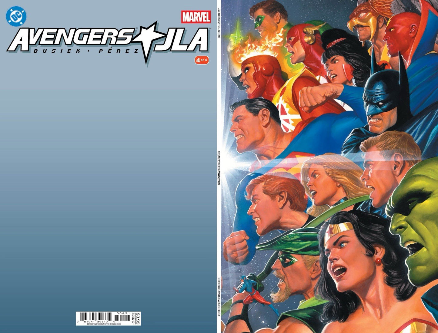 JLA/Avengers #4 Facsimile Alex Ross Connecting (Preorder - 26th Aug)