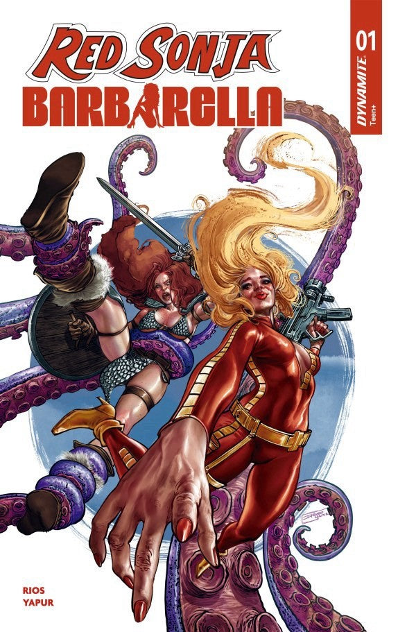 Red Sonja/Barbarella #1 Yapur Variant (Preorder - 4th Nov)