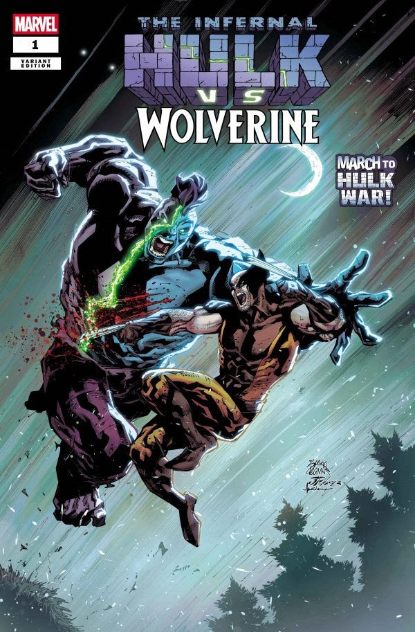 Infernal Hulk vs Wolverine #1 Ryan Stegman Variant (Preorder - 9th Sept)